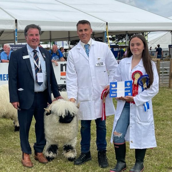 Thrilled to win Champion Valais at the Royal Three Counties Show over the weekend